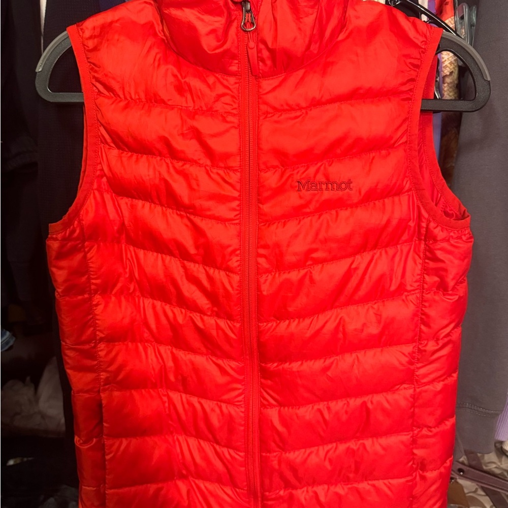 Marmot Red Puffer Vest
